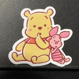 POOH AND PIGLET STICKER